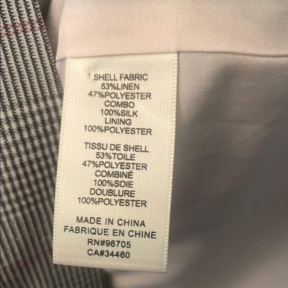 Tailored by Rebecca Taylor Summer Check Dress Silk Classic NWT Plaid - Picture 6 of 7